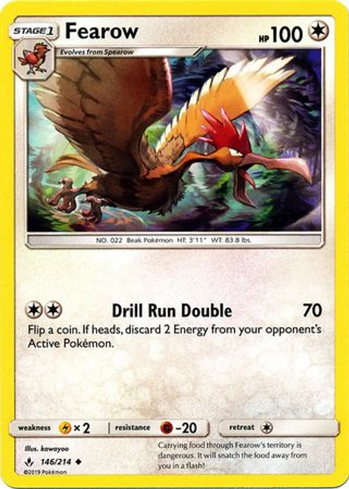 Fearow - 146/214 - Uncommon