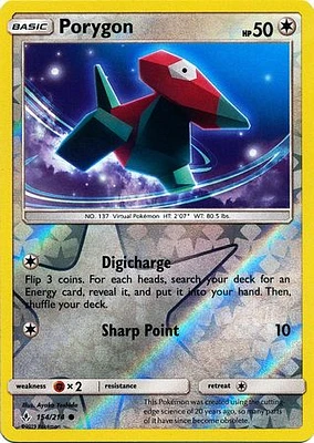 Porygon - 154/214 Common Reverse Holo