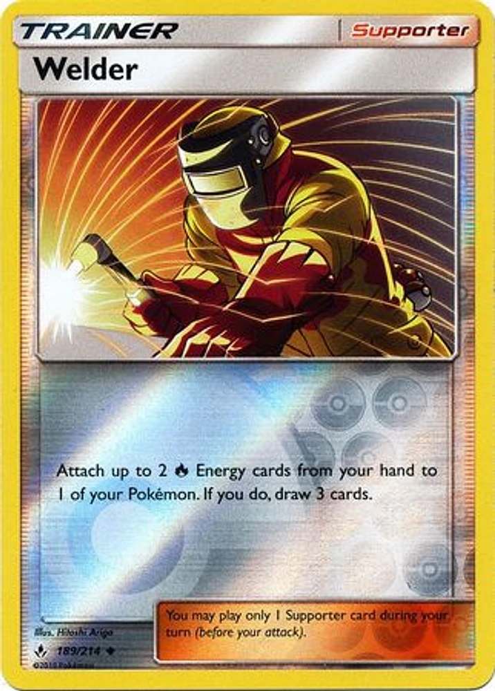 Welder - 189/214 - Uncommon - Reverse Holo