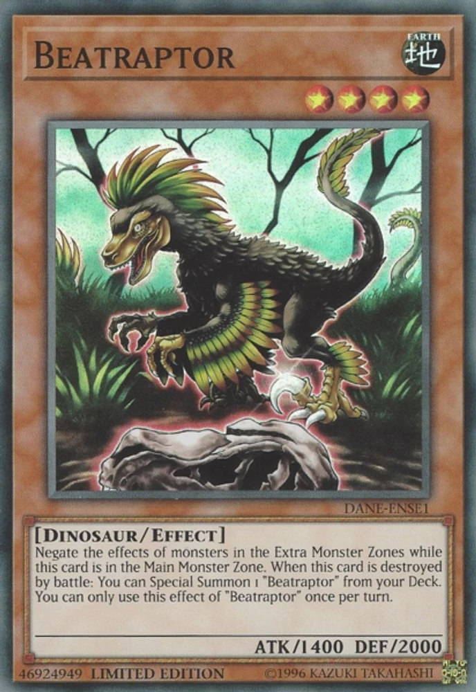 Beatraptor - DANE-ENSE1 - Super Rare - Limited Edition