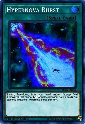 Hypernova Burst - RIRA-EN063 - Super Rare - 1st Edition