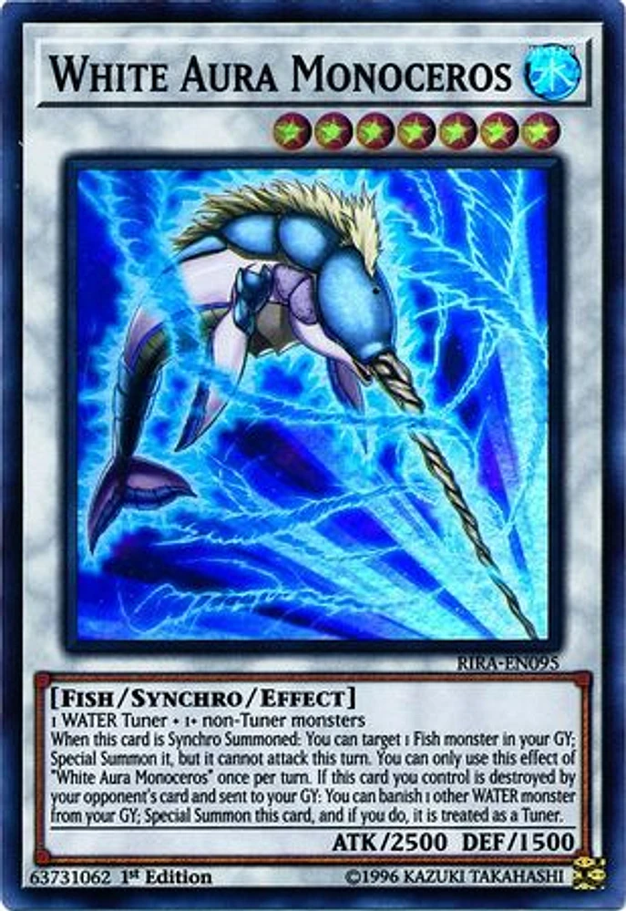 White Aura Monoceros - RIRA-EN095 - Super Rare