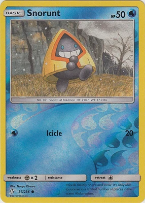 Snorunt - 37/236 Common Reverse Holo