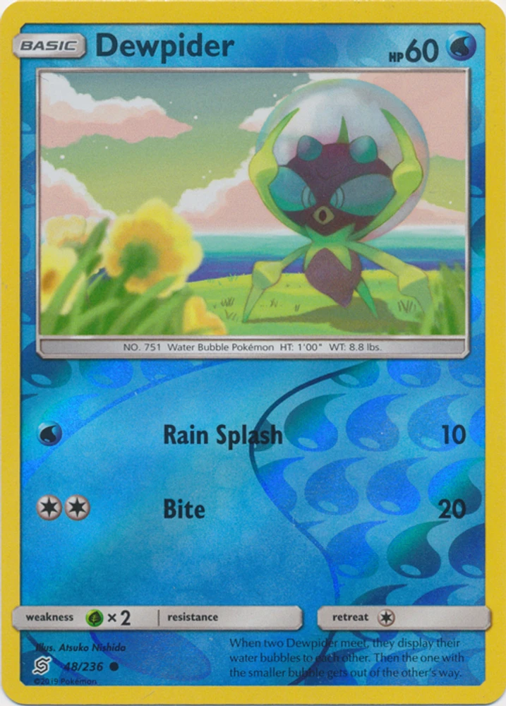 Dewpider - 48/236 Common Reverse Holo