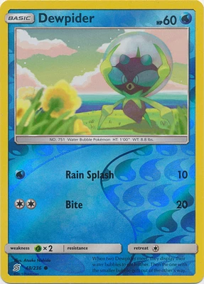 Dewpider - 48/236 Common Reverse Holo