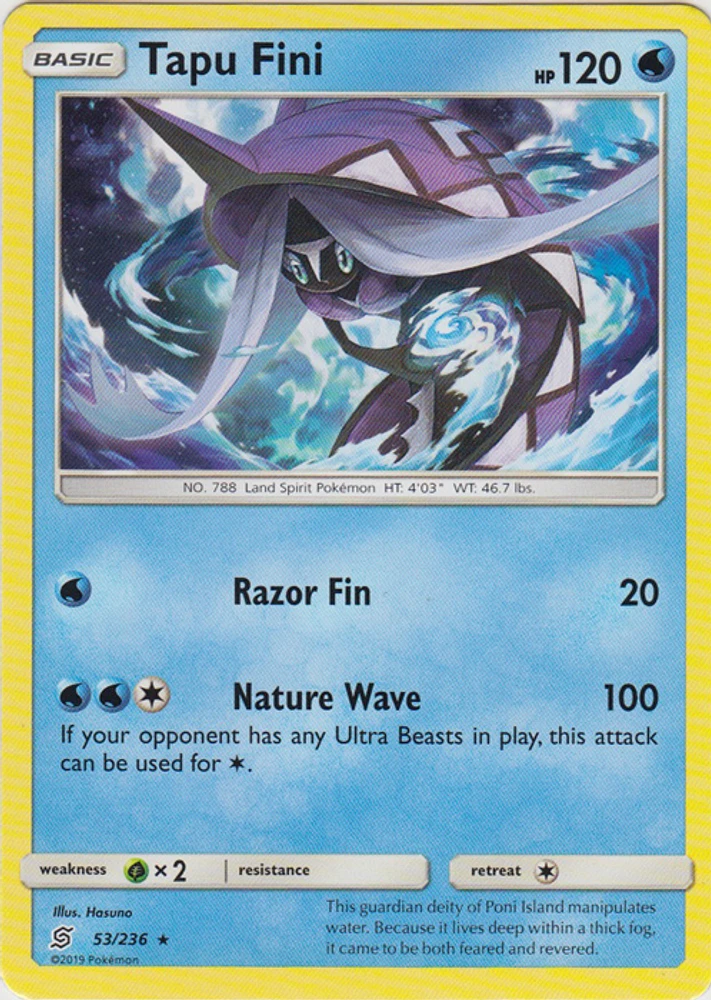 Tapu Fini - 53/236 - Rare