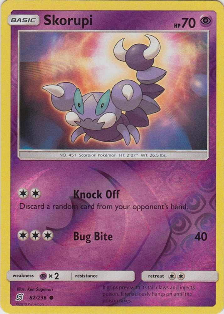 Skorupi - 82/236 - Common - Reverse Holo