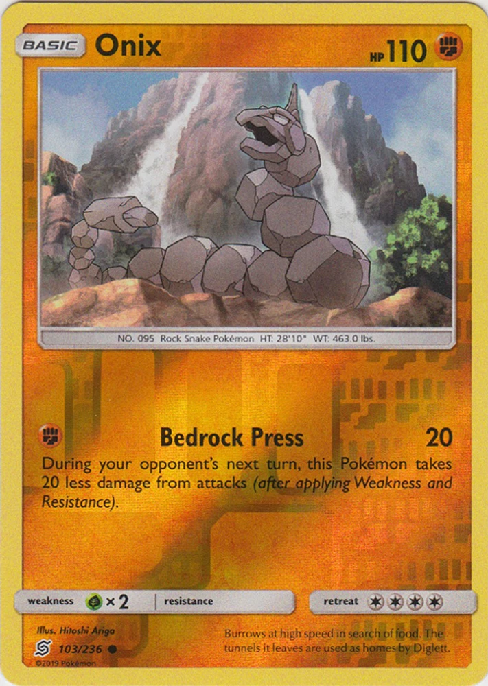 Onix - 103/236 - Common - Reverse Holo