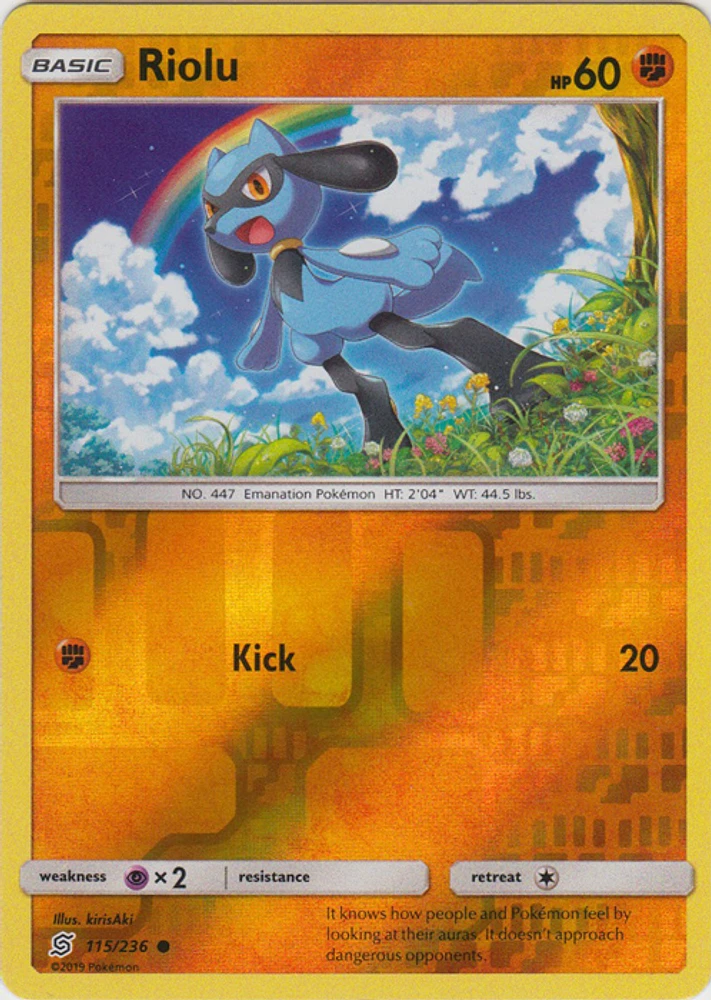 Riolu - 115/236 - Common - Reverse Holo