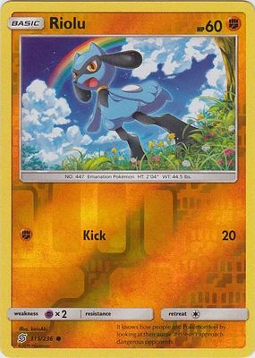 Riolu - 115/236 - Common - Reverse Holo