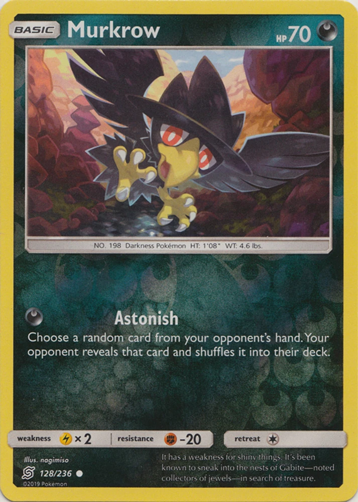 Murkrow - 128/236 - Common - Reverse Holo