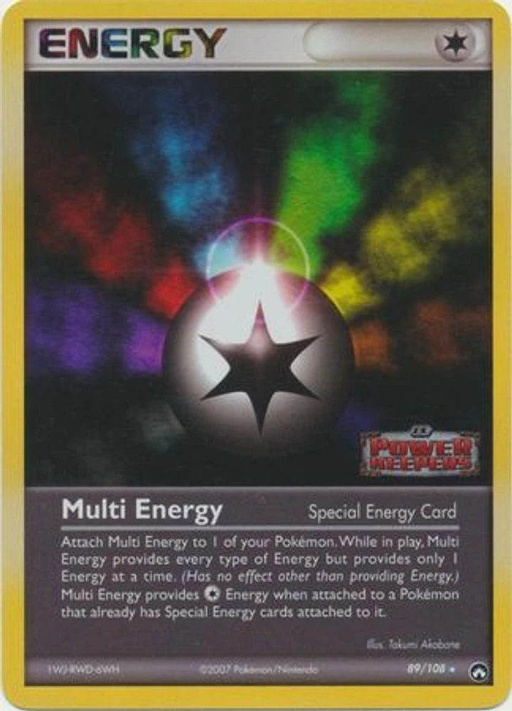 Multi Energy - 89/108 - Rare - Reverse Holo