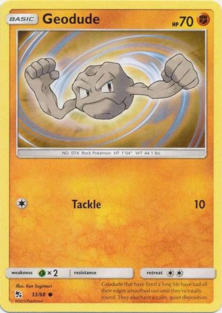 Geodude - 33/68 Common