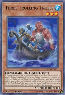 Three Trolling Trolls - MP19-EN015 - Common - 1st Edition