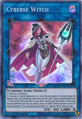 Cyberse Witch - MP19-EN098 - Super Rare - 1st Edition