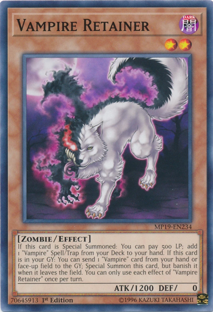 Vampire Retainer - MP19-EN234 - Common - 1st Edition