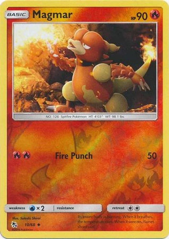 Magmar - 10/68 - Uncommon - Reverse Holo