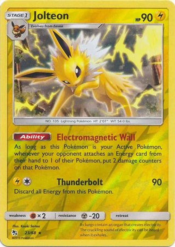 Jolteon - 23/68 - Rare - Reverse Holo