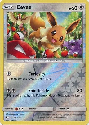 Eevee - 48/68 - Reverse Holo Rare