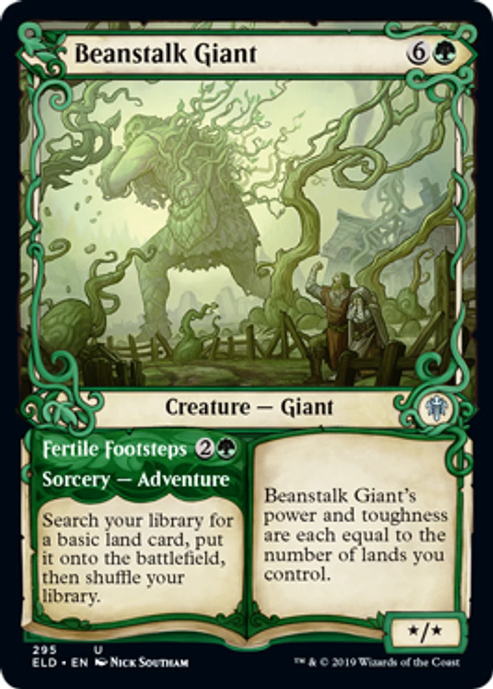 Beanstalk Giant // Fertile Footsteps - Foil - Showcase