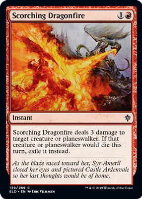 Scorching Dragonfire - Foil