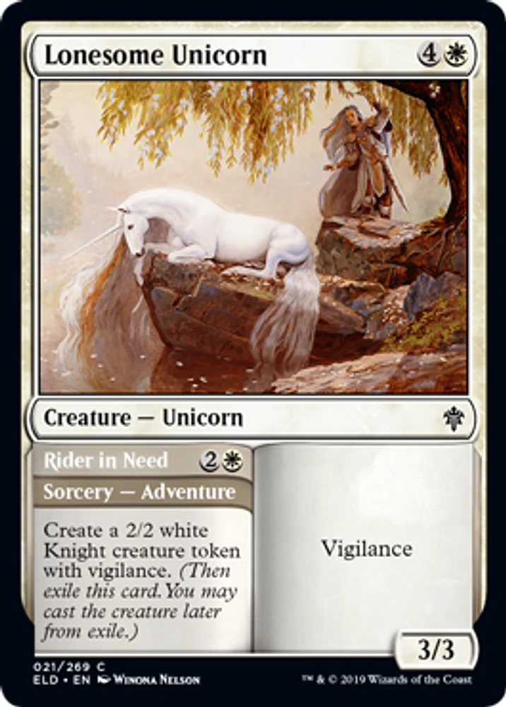 Lonesome Unicorn // Rider in Need - Foil