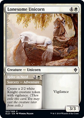 Lonesome Unicorn // Rider in Need - Foil