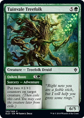 Tuinvale Treefolk // Oaken Boon - Foil