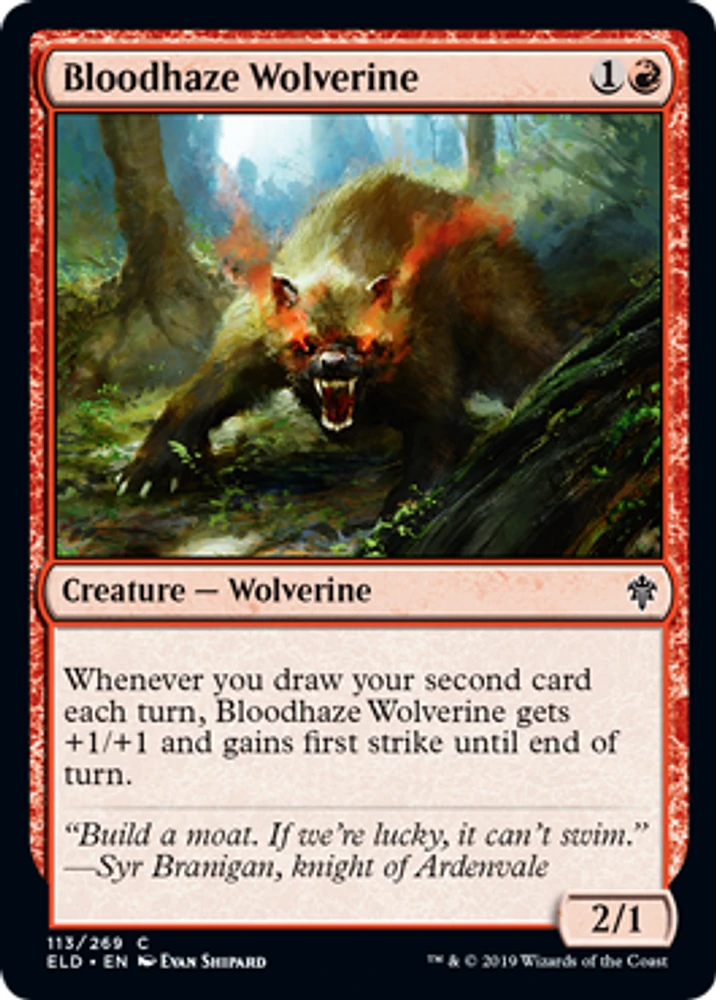 Bloodhaze Wolverine - Foil