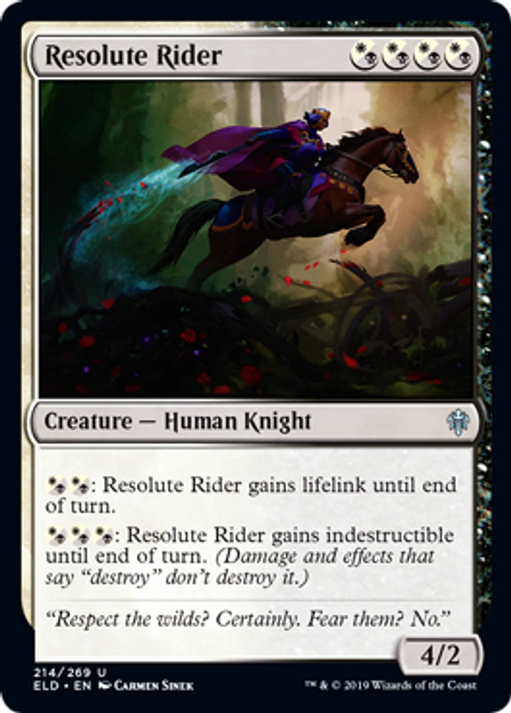 Resolute Rider - Foil