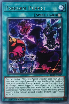 Perform Puppet - LED5-EN037 - Rare - 1st Edition