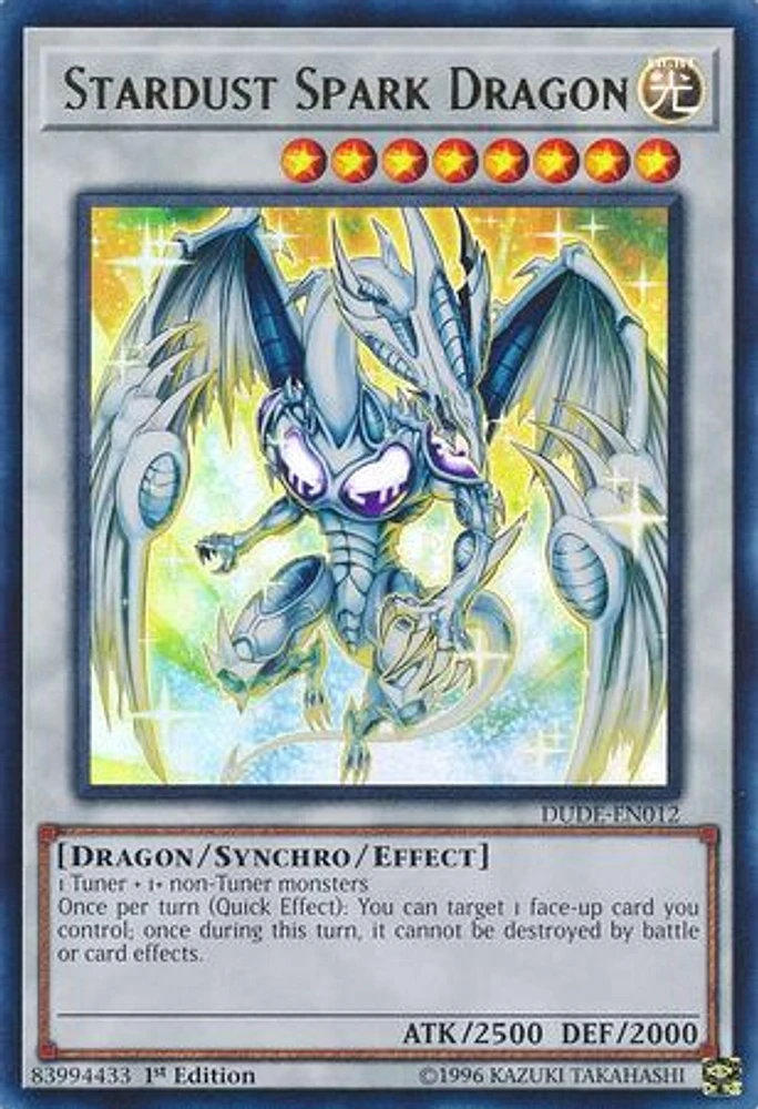 Stardust Spark Dragon - DUDE-EN012 - Ultra Rare - 1st Edition