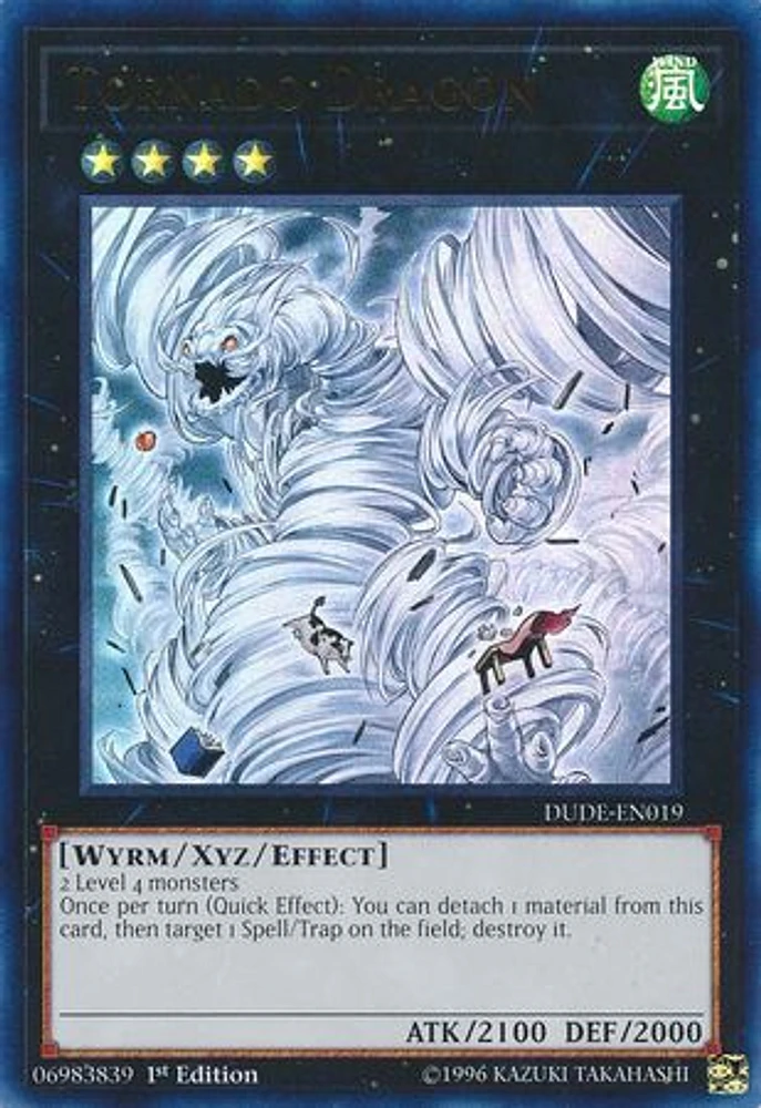 Tornado Dragon - DUDE-EN019 - Ultra Rare - 1st Edition