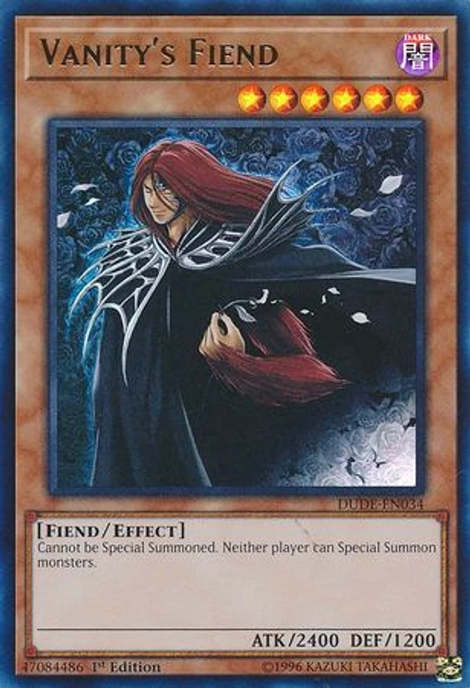 Vanity's Fiend - DUDE-EN034 - Ultra Rare - 1st Edition