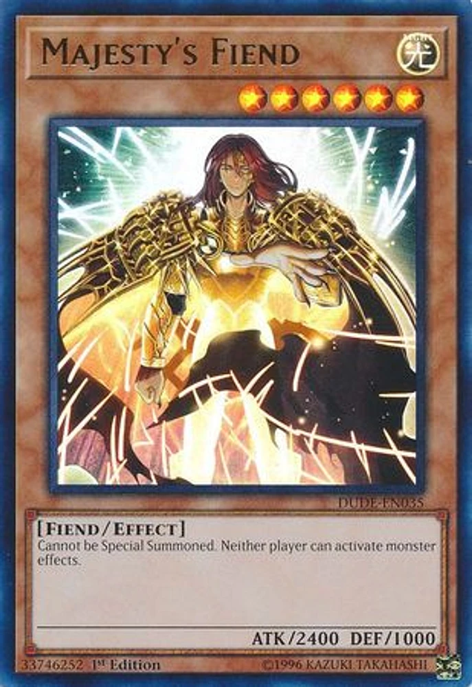 Majesty's Fiend - DUDE-EN035 - Ultra Rare - 1st Edition