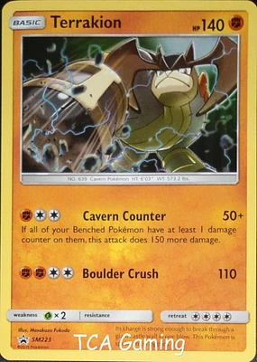 Terrakion - SM223 SM Black Star Promo