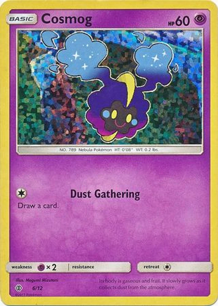 Cosmog - 6/12 - Holo - McDonald's Promo 2017