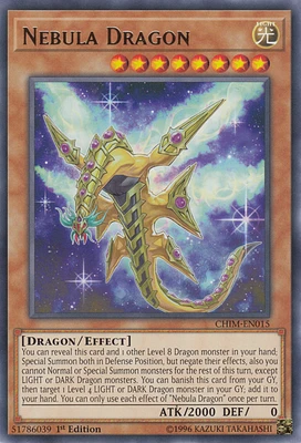 Nebula Dragon - CHIM-EN015 - Rare - 1st Edition