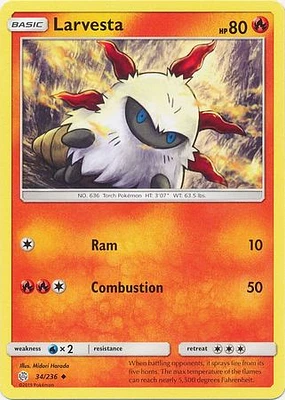 Larvesta - 34/236 Uncommon