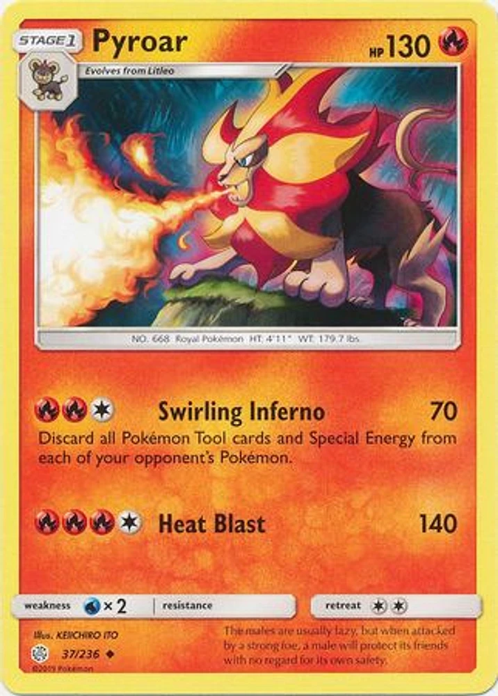 Pyroar - 37/236 - Uncommon