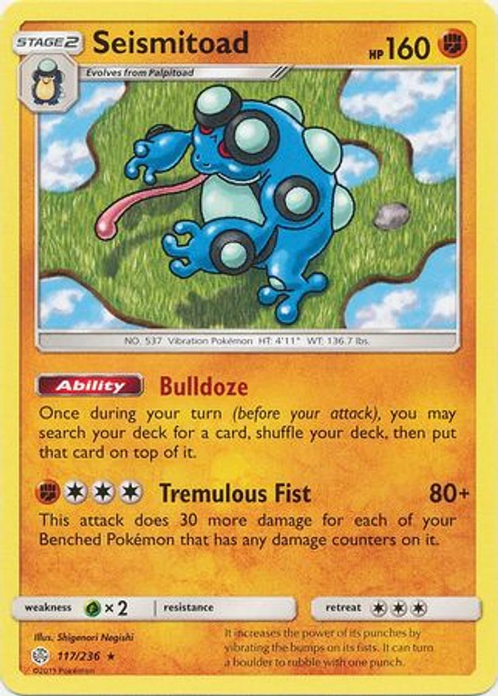 Seismitoad - 117/236 - Rare