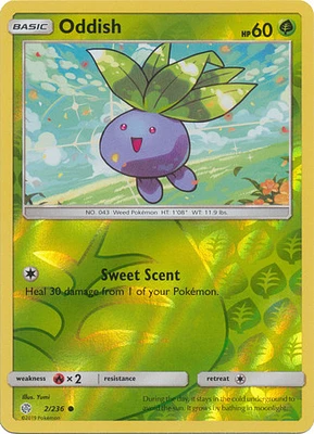 Oddish - 2/236 - Common - Reverse Holo