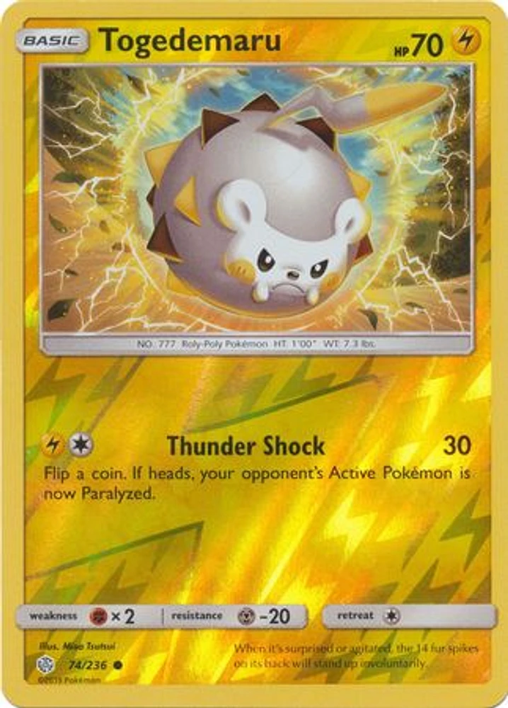 Togedemaru - 74/236 Common Reverse Holo