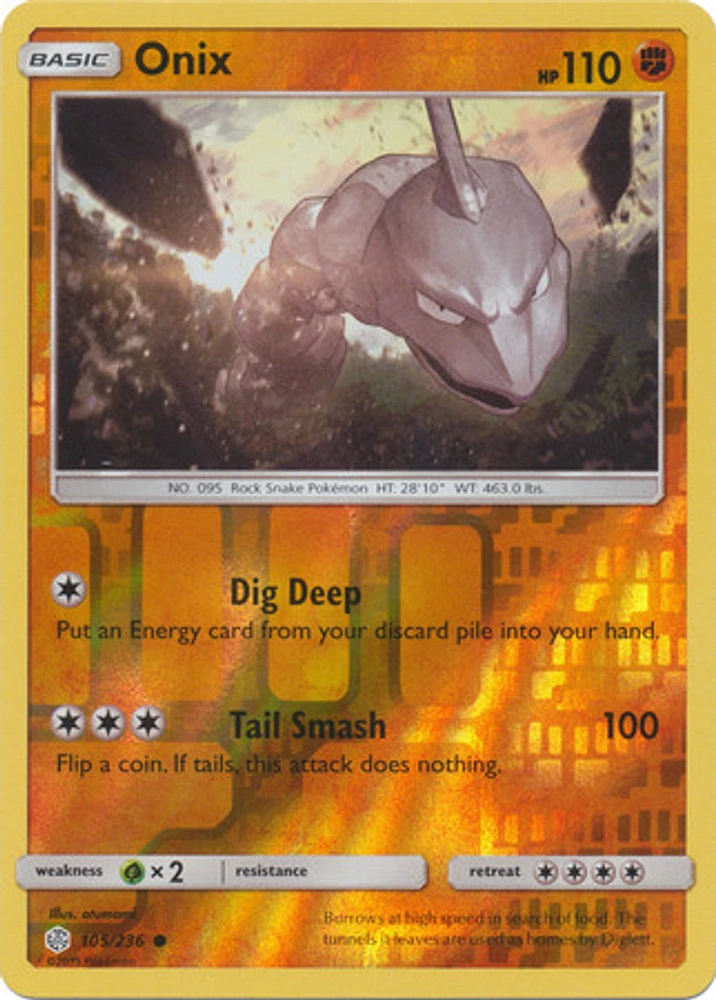 Onix - 105/236 - Common - Reverse Holo