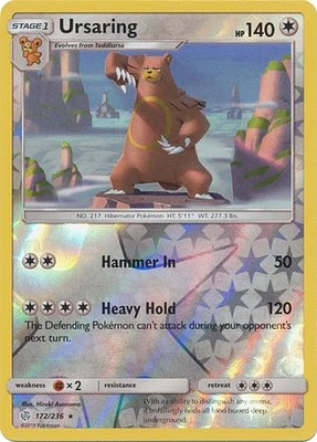 Ursaring - 172/236 - Rare - Reverse Holo