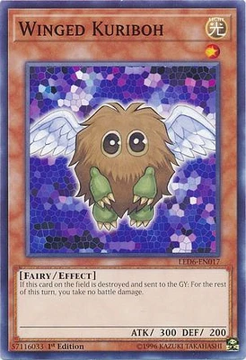 Winged Kuriboh - LED6-EN017 - Common - 1st Edition