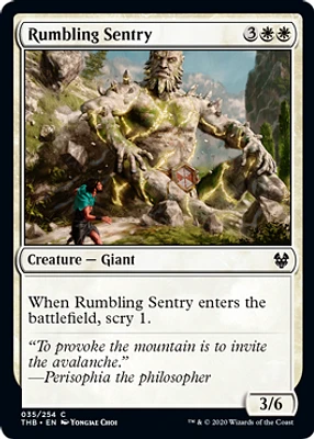 Rumbling Sentry - Foil