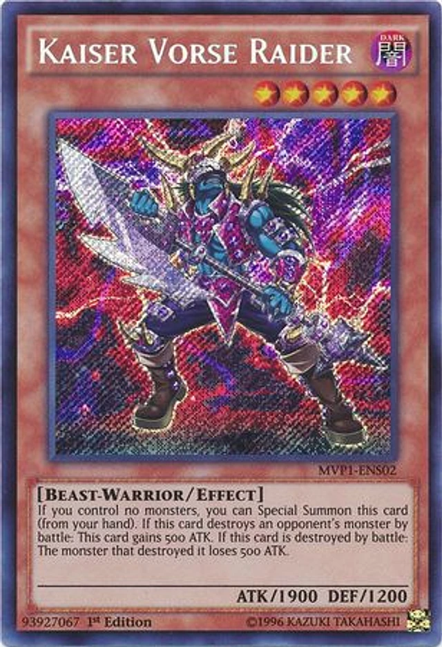 Home | Collections Kaiser Vorse Raider - MVP1-ENS02 - Secret Rare - 1st Edition at Plaza Las Americas in San Juan, PR Home | Collections Kaiser Vorse Raider - MVP1-ENS02 - Secret Rare - 1st Edition at Plaza Las Americas in San Juan, PR
