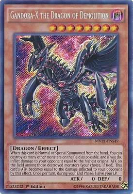 Gandora-X the Dragon of Demolition - MVP1-ENS49 - Secret Rare - 1st Edition