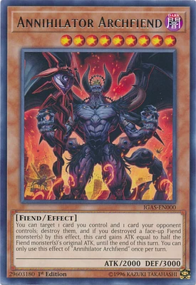 Annihilator Archfiend - IGAS-EN000 - Rare